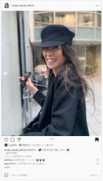 エルメスやプラダで固めた萬田久子　全身ブラックコーデがかっこいい　※「萬田久子」インスタグラム