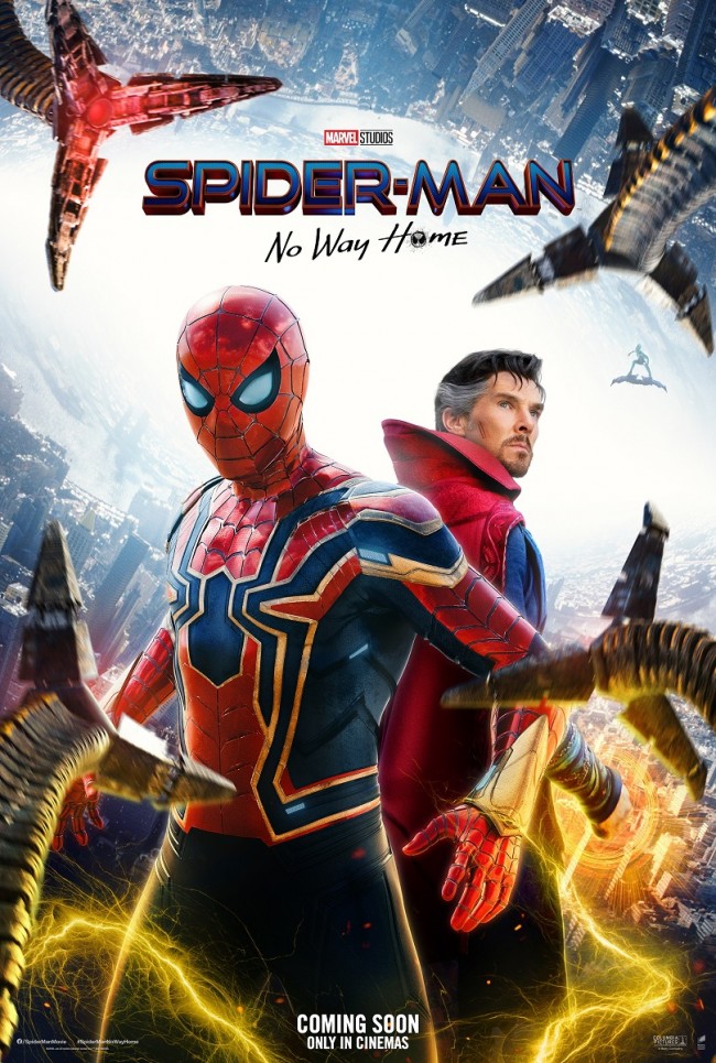 映画『スパイダーマン：ノー・ウェイ・ホーム』新・海外版ポスタービジュアル