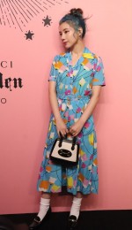 「Gucci Garden Archetypes」展 フォトコールに登場した仲里依紗