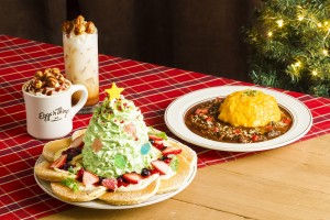 「Eggs ’n Things」冬限定メニュー発売！　クリスマス気分を味わえるパンケーキ