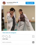 勝地涼がお茶目なショット　※「勝地涼」インスタグラム