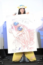 のん、映画『さかなのこ』公開記念舞台あいさつに登場