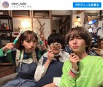 板垣李光人が自撮りした3ショット　（左から）川口春奈、鈴鹿央士、板垣李光人　※ドラマ『silent』インスタグラム