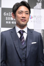 小泉孝太郎、『連続ドラマW　松本清張　眼の壁』完成報告会に登場