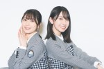 （左から）日向坂46・丹生明里、金村美玖