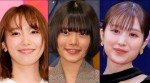 過去に長編アニメで声優を務めたZ世代（左から）飯豊まりえ 、杉咲花 、福本莉子