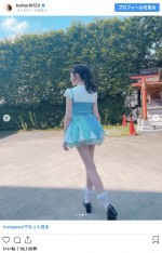 トリンドル玲奈の“アイドル”ショット　※「トリンドル玲奈」インスタグラム