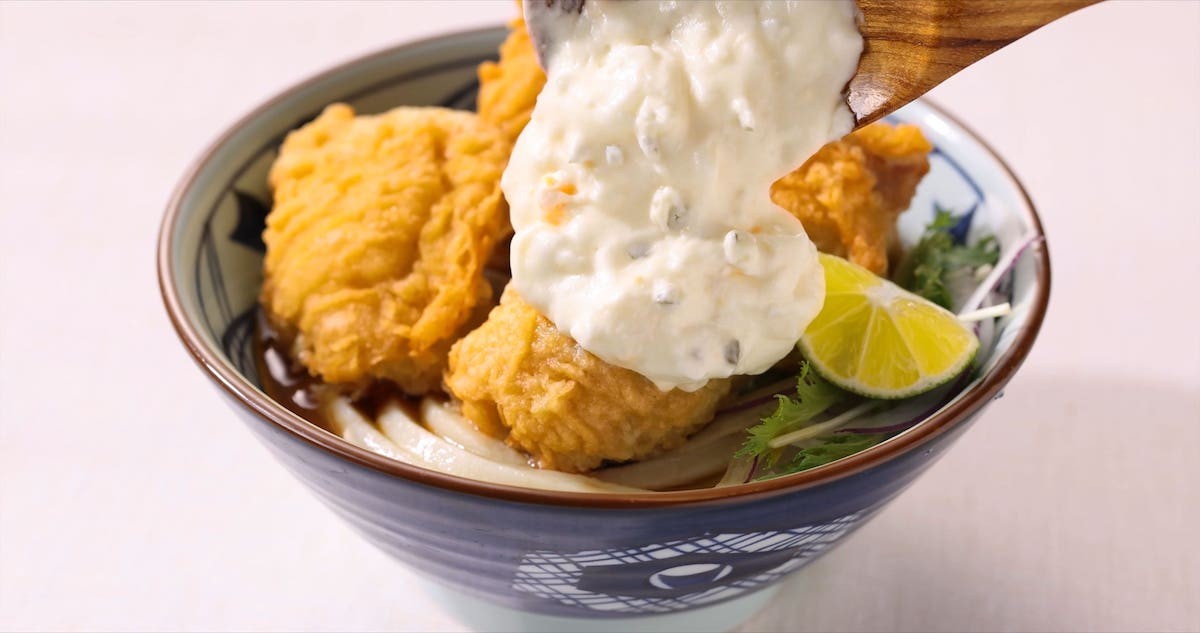 220824_タル鶏天ぶっかけうどん