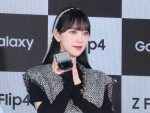 Galaxy新製品発表・スマホファッションお披露目会に出席した堀未央奈