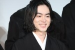 ドラマ『ミステリと言う勿れ』完成披露試写会に出席した菅田将暉