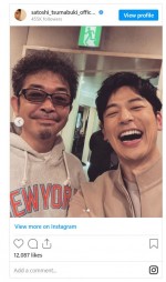 妻夫木聡と奥田民生の2ショット　※「妻夫木聡」インスタグラム