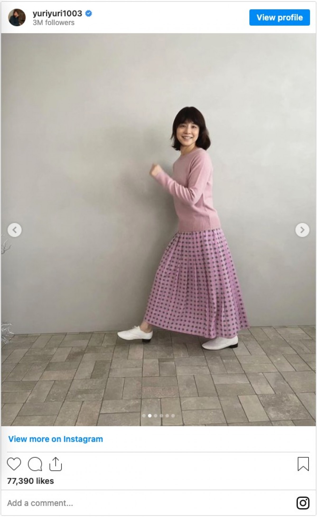 石田ゆり子『妻、小学生になる。』衣装合わせの写真を公開　「どのお洋服も素敵」「ほんと可愛い」と反響