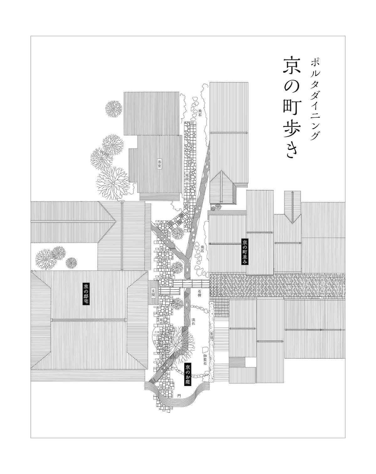 京都駅前地下街ポルタ西エリア飲食店ゾーン