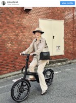 【写真】井川遥、「46歳スタートしました」自転車に乗るナチュラルな姿に反響　「いつも素敵」