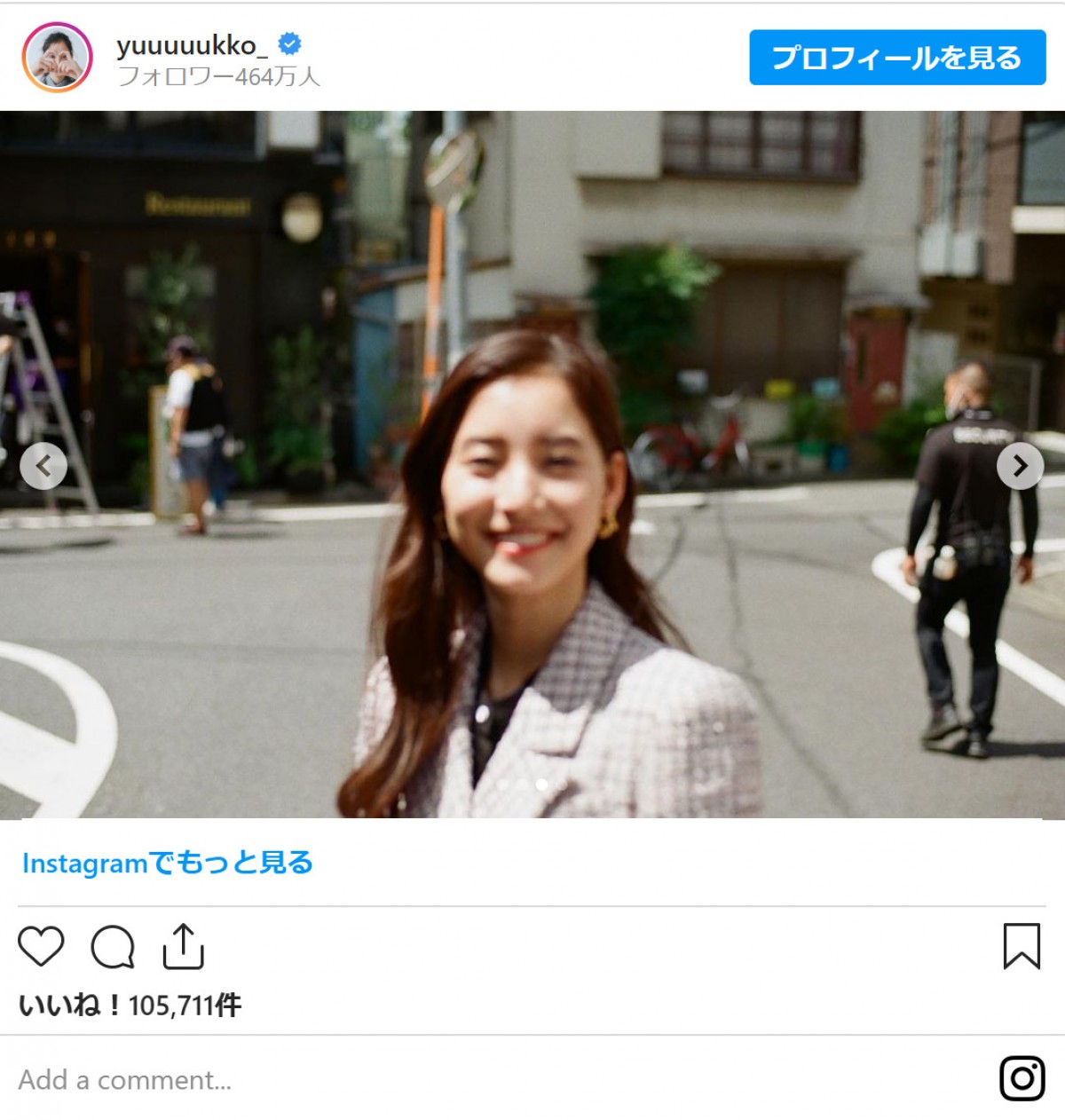 『六本木クラス』　竹内涼真“新”が撮影した新木優子“優香”に反響「ブレてても可愛い」