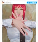 【写真】叶美香、『チェンソーマン』“マキマ”コスプレに反響