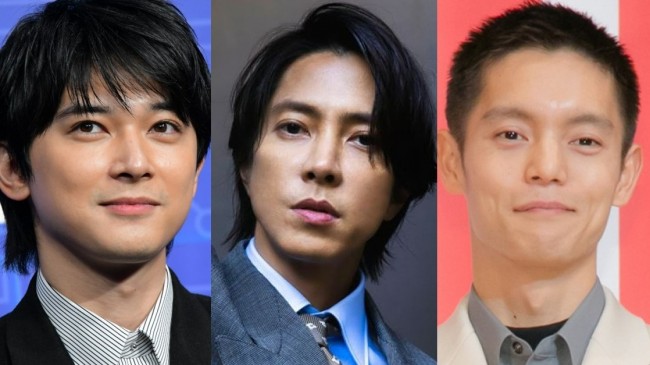 （左から）吉沢亮、山下智久、窪田正孝