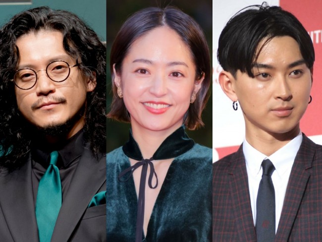 （左から）小栗旬、井上真央、松田翔太