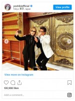 YOSHIKI、芸能人格付けチェックでのオフショット　※「YOSHIKI」インスタグラム