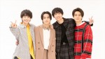 ドラマ『恋に無駄口』より仲良し男子高校生4人組を演じる（左から）小西詠斗、奥野壮、水沢林太郎、藤岡真威人