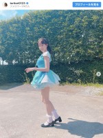 トリンドル玲奈の“アイドル”ショット　※「トリンドル玲奈」インスタグラム