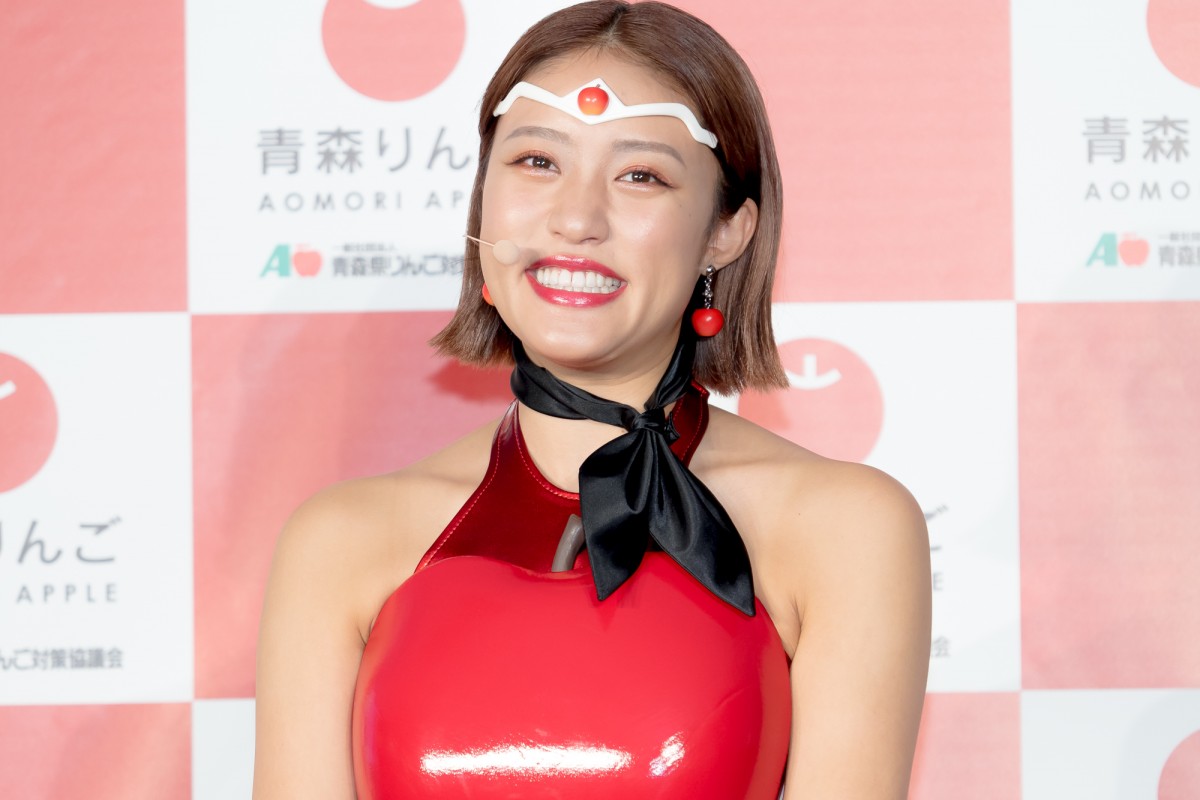 王林、りんごへの愛と感謝を告白　「小さい頃からりんごに感謝がいっぱいあります」