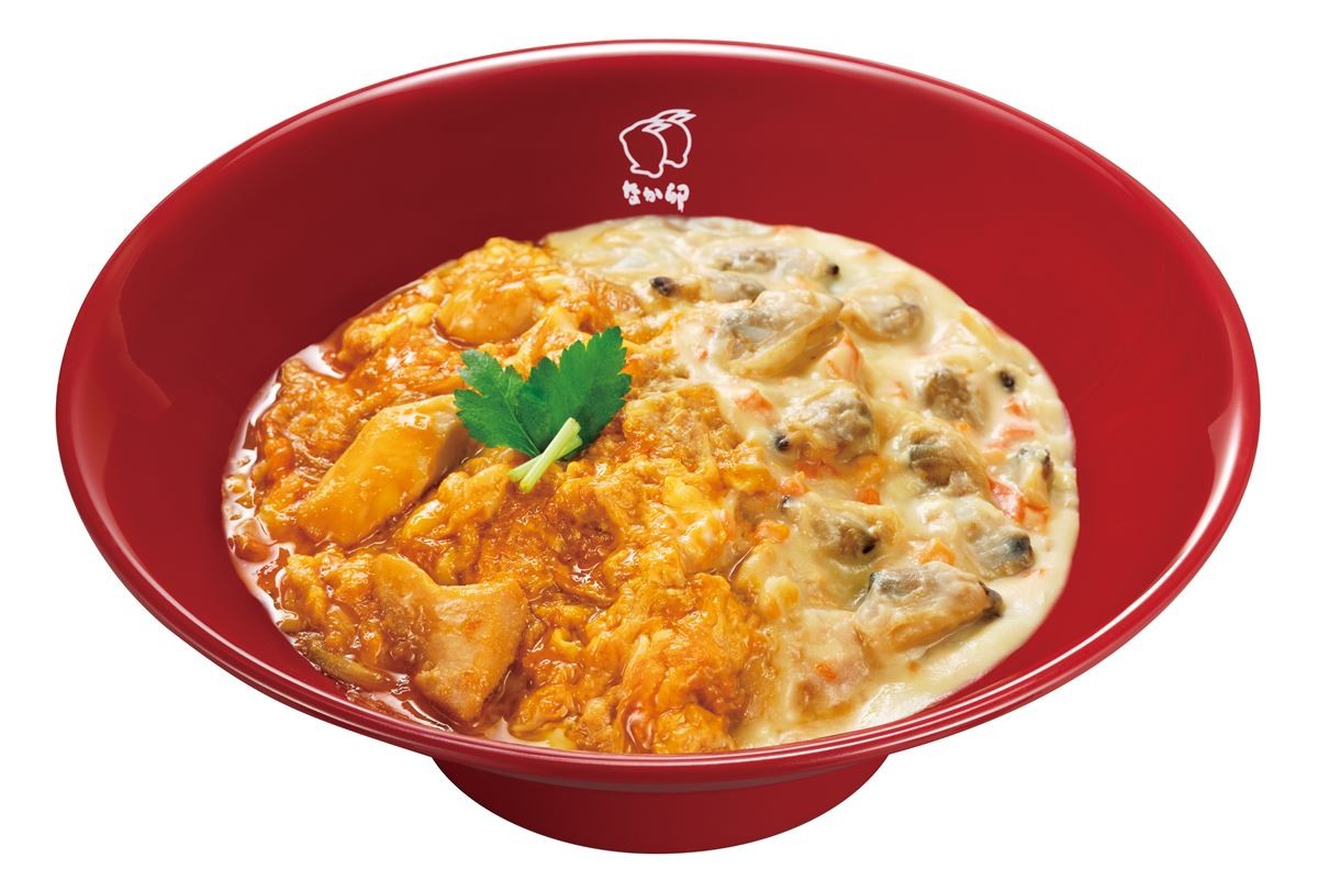 なか卯「あさりくり～む親子丼」発売！