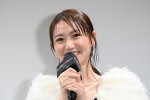 大島優子、映画『女子高生に殺されたい』完成披露上映会に登場