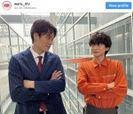 【写真】『悪女（わる）』鈴木伸之＆高橋文哉の“バチバチ”オフショットに反響　「2人ともかっこいい」