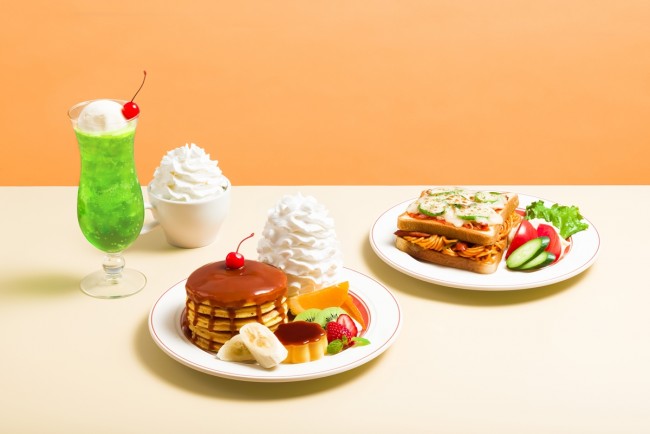 「Eggs ’n Things」期間限定メニュー登場！　レトロかわいいパンケーキ