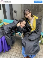 【写真】西野七瀬＆飯豊まりえの仲良しショットに反響　「ほっこり」「かわいい」