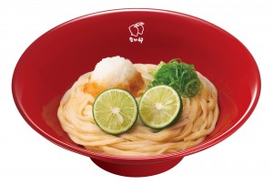 なか卯「すだちおろしうどん」今年も登場！　すだち“まるごと1個”使用した夏らしい一品