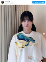 【写真】TWICE・MOMO、ツインテールで『うる星やつら』コーデ披露