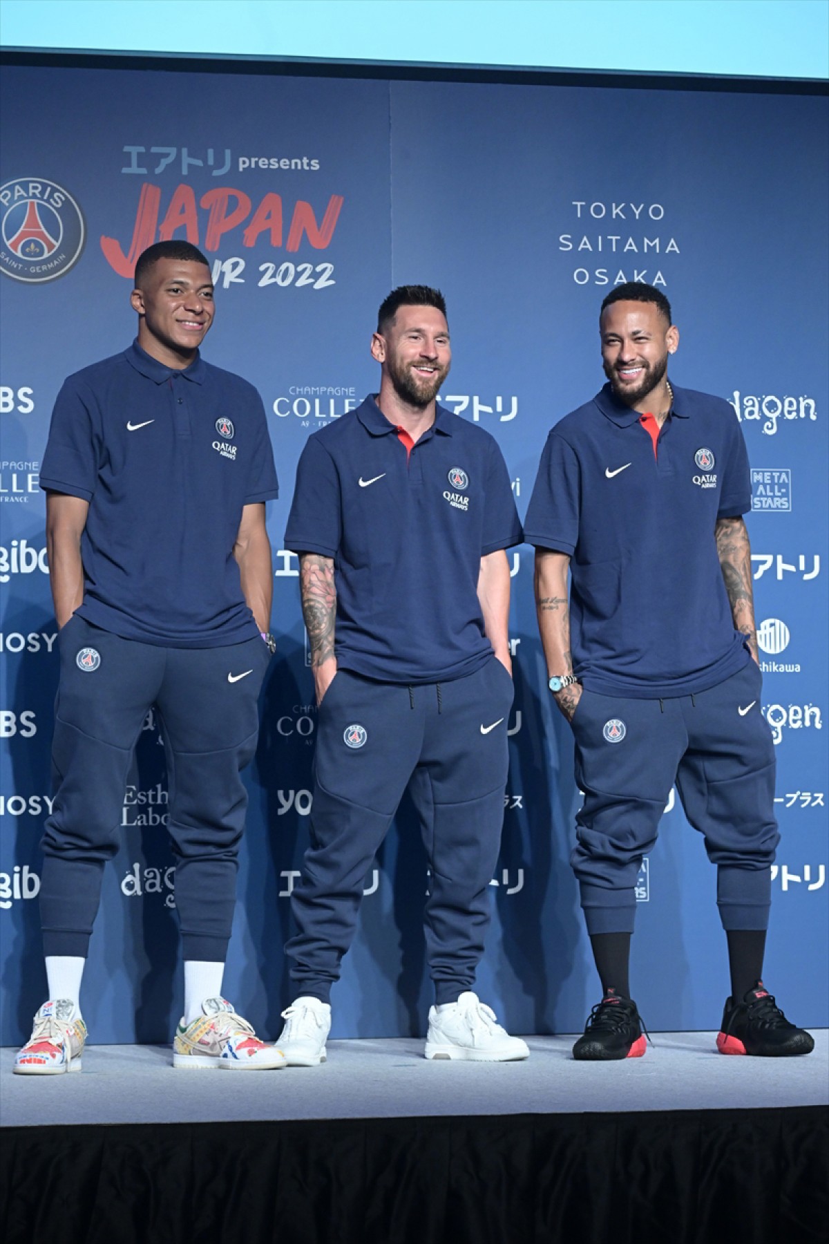 メッシ、ネイマール、エムバぺら“PSG”が来日！　日本サッカーの印象を語る