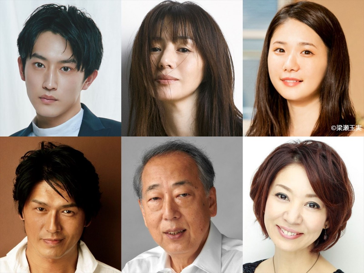 ドラマ『罠の戦争』に出演する（上段左から）杉野遥亮、井川遥、小野花梨、（下段左から）高橋克典、岸部一徳、片平なぎさ