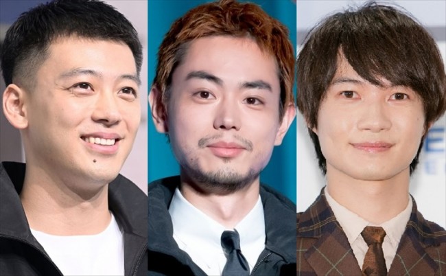 （左から）竹内涼真、菅田将暉、神木隆之介