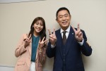 JP＆貴島明日香、『警視庁・捜査一課長』ゲスト出演　ものまね封印でご本人・内藤剛志と対面