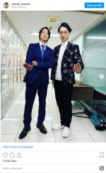 山下智久×金田哲が12年ぶりの再会 ※「はんにゃ・金田哲」インスタグラム