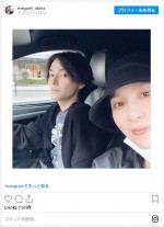 木村了とドライブする奥菜恵 ※「奥菜恵」インスタグラム