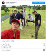 窪塚洋介、スコア100を切るまでの道のり ※「窪塚洋介」インスタグラム