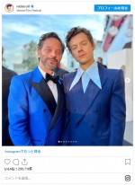 ヴェネチア国際映画祭『ドント・ウォーリー・ダーリン』ワールドプレミアの様子　※「ニック・クロール」インスタグラム