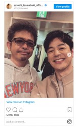 妻夫木聡と奥田民生の2ショット　※「妻夫木聡」インスタグラム