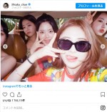 夏を満喫するLE SSERAFIM　※「宮脇咲良」インスタグラム