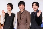 映画『ロストケア』完成披露舞台挨拶の様子