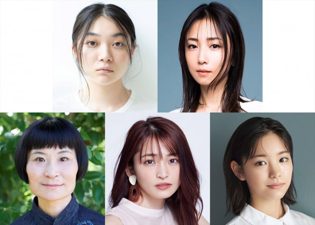 ドラマ10『大奥』「8代・徳川吉宗編」に出演する（上段左から）三浦透子、MEGUMI、（下段左から）片桐はいり、岡本玲、當真あみ