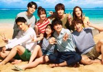 ドラマ『真夏のシンデレラ』より（前列左から）森七菜、間宮祥太朗、（後列左から）水上恒司、萩原利久、吉川愛、神尾楓珠、仁村紗和、白濱亜嵐