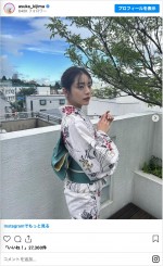 浴衣姿の貴島明日香　※「貴島明日香」インスタグラム