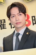 山崎育三郎、ドラマ8『ハイエナ』記者会見に登場