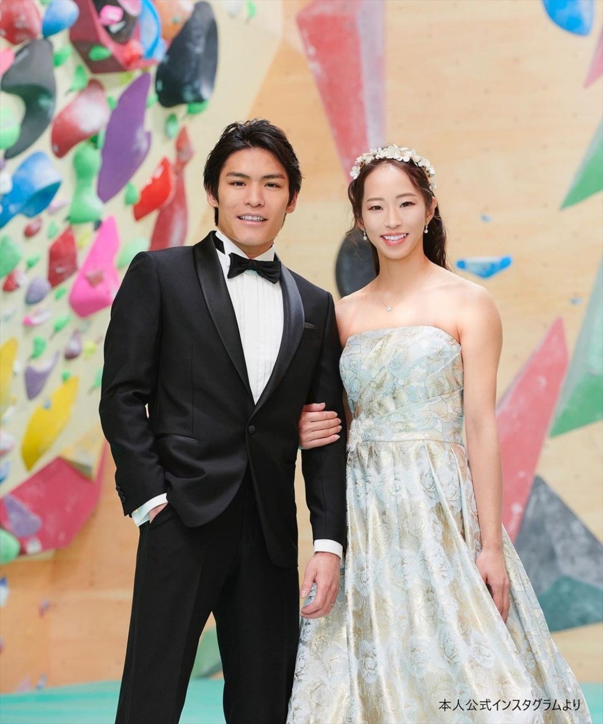 クライミングの楢崎智亜・野口啓代夫妻など一流アスリート夫婦が『新婚さん』に集合　私生活や新婚ストーリーが語られる！