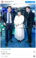 （左から）イ・ジョンジェ、渡辺直美、ZICO ※「渡辺直美」インスタグラム